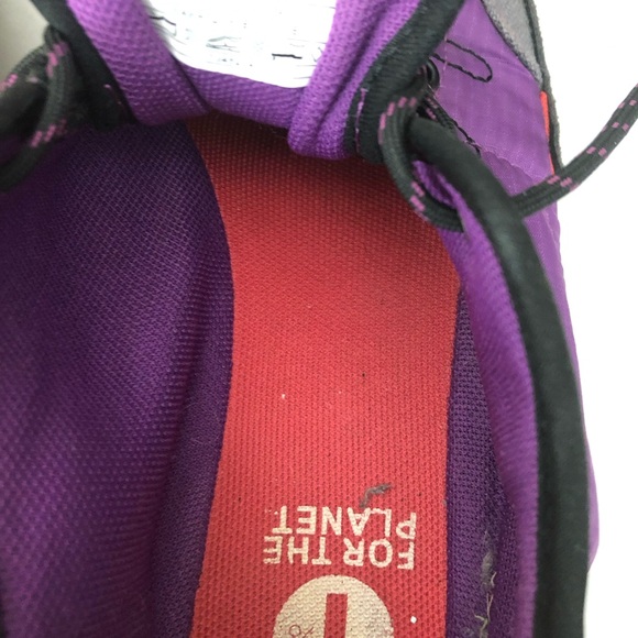 Rare Patagonia Woman’s Nylon Purple Size 8 Lace -Up Sneakers - Picture 12 of 16
